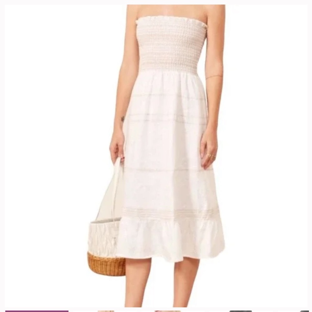 Reformation Bermuda linen dress